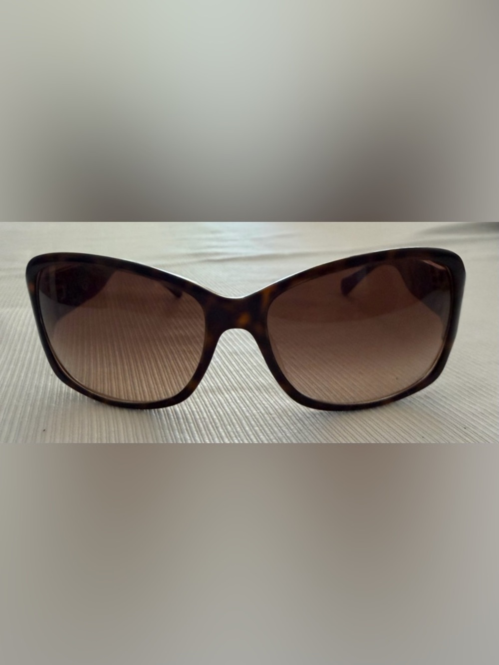 Coach Women's Peony Tortoise Shell Sunglasses with Brown Gradient Lenses